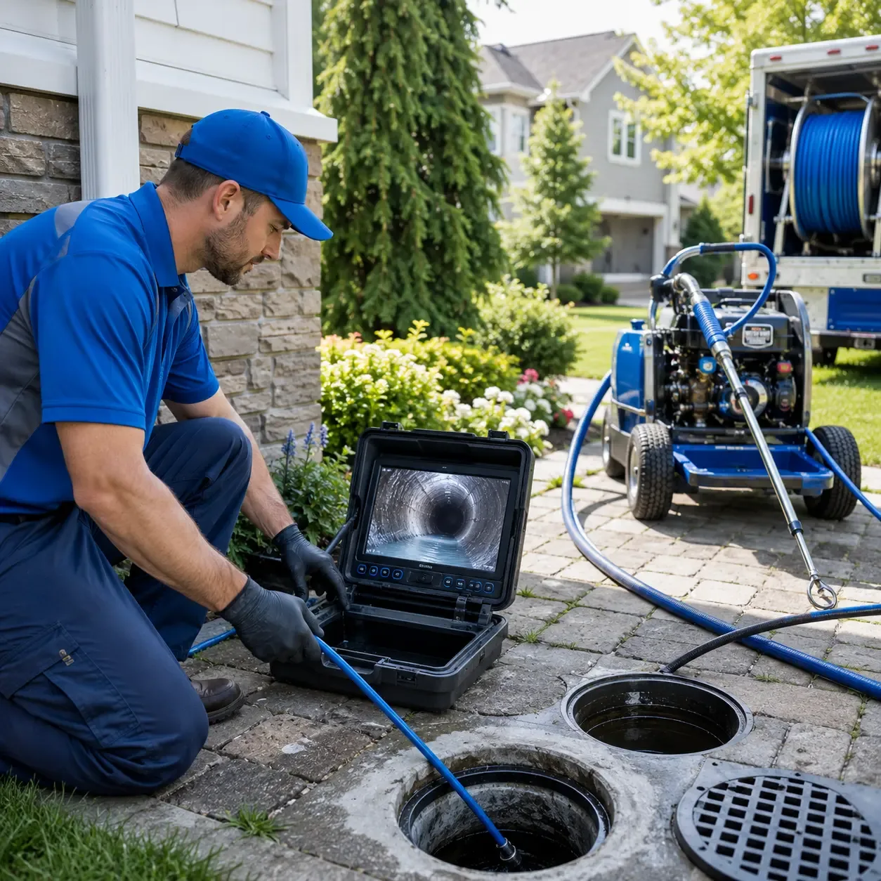 Outdoor drain cleaning professionals serving Leslie, GA